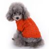 Dog Sweater Warm Pet Sweater Dog Sweaters for Small Dogs Medium Dogs Large Dogs Cute Knitted Classic Clothes Coat for Dog Puppy - XX-Large - ORANGE