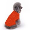 Dog Sweater Warm Pet Sweater Dog Sweaters for Small Dogs Medium Dogs Large Dogs Cute Knitted Classic Clothes Coat for Dog Puppy - Small - ORANGE