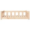 Dog Bed 37.6"x25.8"x11" Solid Wood Pine - Brown