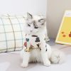 Dog Shirts Little Pets Clothing Cartoon Printed T-Shirt for Puppy and Cats  - Cat - M