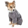 Dog Helios 'Hurricanine' Waterproof And Reflective Full Body Dog Coat Jacket W/ Heat Reflective Technology - Grey - X-Large