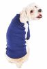 Pet Life Active 'Barko Pawlo' Relax-Stretch Wick-Proof Performance Dog Polo T-Shirt - Navy - X-Large