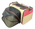 Pet Life Roomeo Folding Collapsible Airline Approved Pet Dog Carrier Crate - Khaki