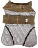 Touchdog 2-In-1 Windowpane Plaided Dog Jacket With Matching Reversible Dog Mat - Green - Large