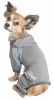 Dog Helios 'Namastail' Lightweight 4-Way Stretch Breathable Full Bodied Performance Yoga Dog Hoodie Tracksuit - Grey - Large