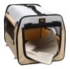 Folding Zippered Lightweight Easy Folding Pet Crate - X-Small
