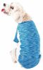 Pet Life Active 'Warf Speed' Heathered Ultra-Stretch Sporty Performance Dog T-Shirt - Blue - X-Small