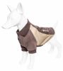 Pet Life Active 'Barko Pawlo' Relax-Stretch Wick-Proof Performance Dog Polo T-Shirt - Brown - Large