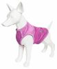 Pet Life Active 'Aero-Pawlse' Heathered Quick-Dry And 4-Way Stretch-Performance Dog Tank Top T-Shirt - Purple - X-Small