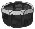 All-Terrain' Lightweight Easy Folding Wire-Framed Collapsible Travel Pet Playpen - Large