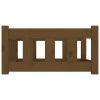 Dog Bed Honey Brown 29.7"x21.9"x11" Solid Wood Pine - Brown
