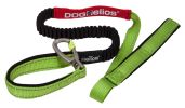 Dog Helios Neo-Indestructible Easy-Tension Sporty Embroidered Thick Durable Pet Dog Leash And Collar - Green - Medium