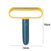 pet grooming; Pet Hair Remover Brush Manual Lint Roller Removing Dog Cat Hair Lint Remover for Sofa Clothes Cleaning Lint Brush Pet Supplies - Blue ye