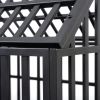 Heavy Duty Dog Cage pet Crate with Roof - as Pic