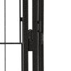 32-Panel Dog Playpen Black 19.7"x39.4" Powder-coated Steel - Black
