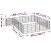 34-Panel Dog Playpen Black 19.7"x39.4" Powder-coated Steel - Black