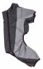 Pet Life Active 'Chase Pacer' Heathered Performance 4-Way Stretch Two-Toned Full Body Warm Up - Black - Large