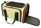 Pet Life Roomeo Folding Collapsible Airline Approved Pet Dog Carrier Crate - Khaki