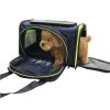 Pet Life Roomeo Folding Collapsible Airline Approved Pet Dog Carrier Crate - Blue