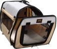 Folding Zippered Lightweight Easy Folding Pet Crate - Medium