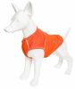 Pet Life Active 'Aero-Pawlse' Heathered Quick-Dry And 4-Way Stretch-Performance Dog Tank Top T-Shirt - Orange - X-Small