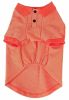 Pet Life Active 'Fur-Flexed' Relax-Stretch Wick-Proof Performance Dog Polo T-Shirt - Orange - X-Large