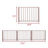 17.5 inch Pet Fence Suitable For Indoor Use Log Environmental Protection Material - as Pic