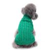 Dog Sweater Warm Pet Sweater Dog Sweaters for Small Dogs Medium Dogs Large Dogs Cute Knitted Classic Clothes Coat for Dog Puppy - X-Small - GREEN