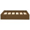 Dog Bed Honey Brown 20.3"x17.3"x3.5" Solid Wood Pine - Brown