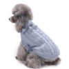 Dog Sweater Warm Pet Sweater Dog Sweaters for Small Dogs Medium Dogs Large Dogs Cute Knitted Classic Clothes Coat for Dog Puppy - Medium - GREY