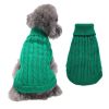 Dog Sweater Warm Pet Sweater Dog Sweaters for Small Dogs Medium Dogs Large Dogs Cute Knitted Classic Clothes Coat for Dog Puppy - X-Small - GREEN
