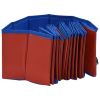 Foldable Dog Swimming Pool Red 63"x11.8" PVC - Red