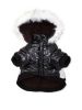 Fashion Striped Ultra-Plush Pet Parka Coat - X-Small