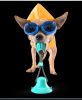 Pet supplies dog toys molars sucker toys dog molars food leakage device vent chew resistant dog toys - B Blue