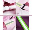 Waterproof Dog Raincoat Leisure Lightweight Dog Coat Jacket Reflective Rain Jacket with Hood for Small Medium Large Dogs - pink