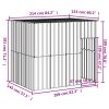 Dog House with Roof Anthracite 84.3"x60.2"x71.3" Galvanized Steel - Anthracite