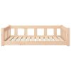 Dog Bed 41.5"x29.7"x11" Solid Wood Pine - Brown