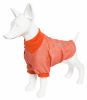 Pet Life Active 'Fur-Flexed' Relax-Stretch Wick-Proof Performance Dog Polo T-Shirt - Orange - X-Small