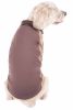 Pet Life Active 'Barko Pawlo' Relax-Stretch Wick-Proof Performance Dog Polo T-Shirt - Brown - Large