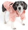 Pink-Mink' Luxury Designer Pet Coat - X-Small