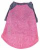 Pet Life Active 'Hybreed' 4-Way Stretch Two-Toned Performance Dog T-Shirt - Pink - X-Large