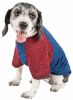 Pet Life Active 'Hybreed' 4-Way Stretch Two-Toned Performance Dog T-Shirt - Blue - Small