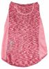 Pet Life Active 'Warf Speed' Heathered Ultra-Stretch Sporty Performance Dog T-Shirt - Pink - Medium