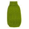 Dog Sweater Warm Pet Sweater Dog Sweaters for Small Dogs Medium Dogs Large Dogs Cute Knitted Classic Clothes Coat for Dog Puppy - Large - FRUIT GREEN