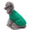 Dog Sweater Warm Pet Sweater Dog Sweaters for Small Dogs Medium Dogs Large Dogs Cute Knitted Classic Clothes Coat for Dog Puppy - Large - GREEN