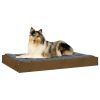 Dog Bed Honey Brown 36"x25.2"x3.5" Solid Wood Pine - Brown
