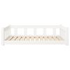 Dog Bed White 41.5"x29.7"x11" Solid Wood Pine - White