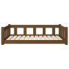 Dog Bed Honey Brown 41.5"x29.7"x11" Solid Wood Pine - Brown