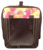 Floral Folding Collapsible Lightweight Wire Framed Tent Pet Crate - Small