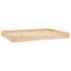 Dog Bed 40"x29.1"x3.5" Solid Wood Pine - Brown